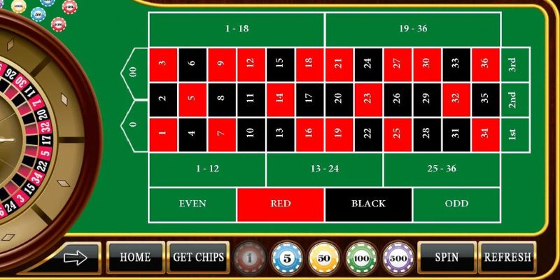 Roulette trò chơi bánh xe nhỏ bom tấn 